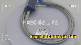 Drager MS18683 SpO2 Kablosu Güvenilir Hasta İzleme