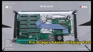 Drager Savina Ön Panel Ekran Onarım Çözümü