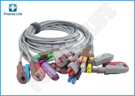 GE 2104749-001 EKG kablo seti Taban 10 Tutucu AHA GE 2104749-001 EKG kablosu